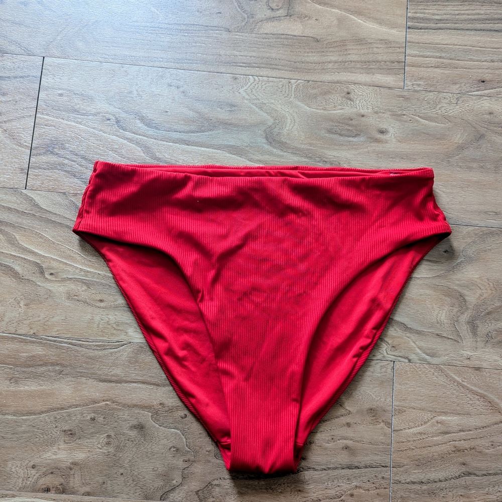 Victoria's Secret Red Bikini Bottoms